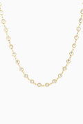 Jennifer Miller Bezel Station Necklace