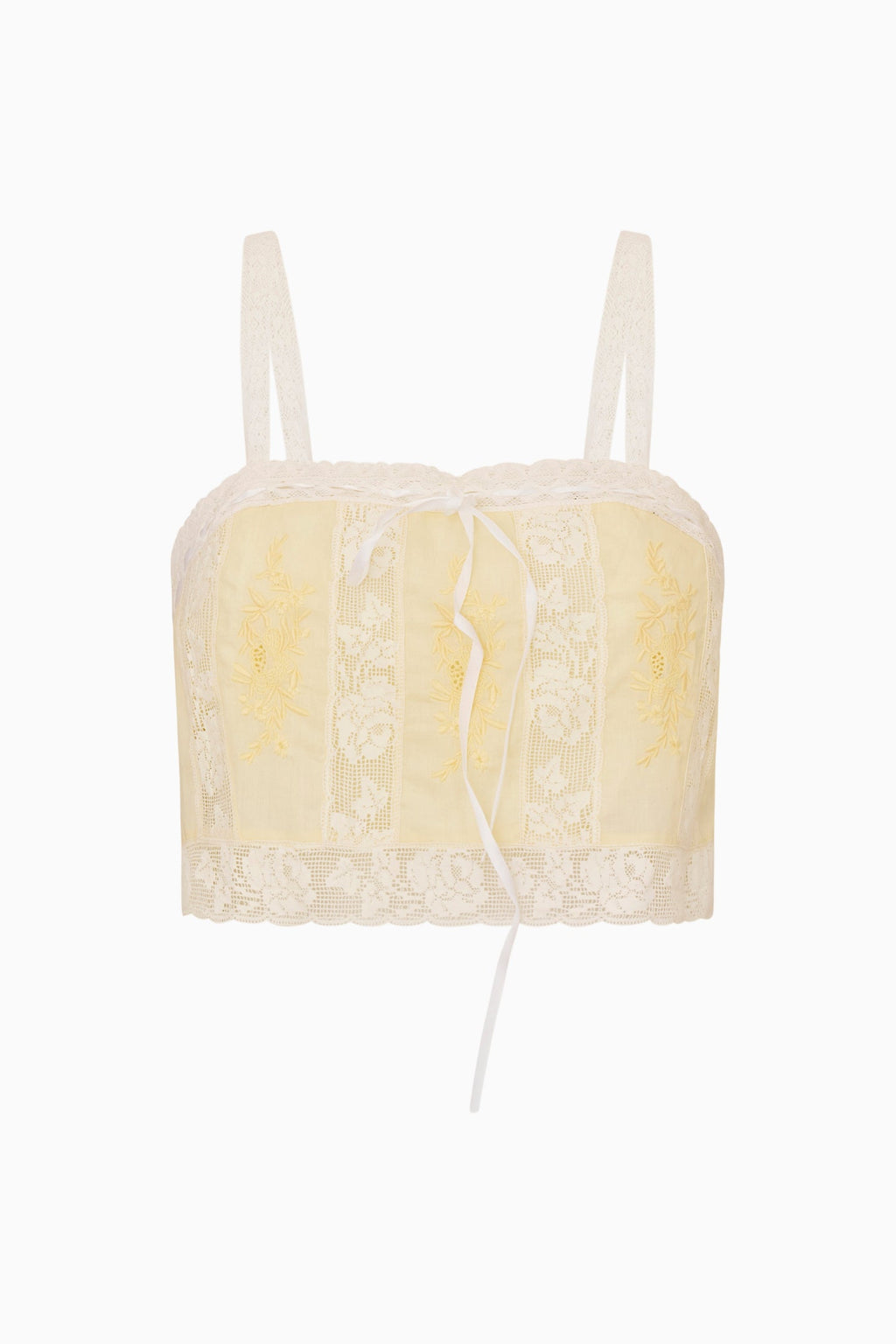Quince Cotton Victorian Crop Top