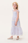 Little Girls Rhiannon Stripe Floral Dress