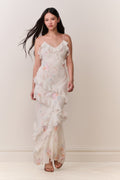 Rialto Floral Bow Print Maxi Dress