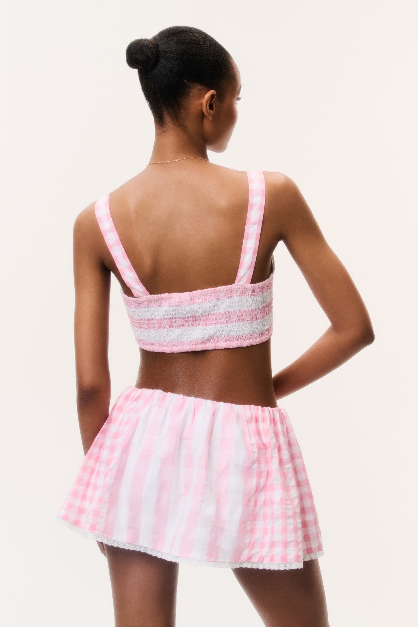 Ricky Seersucker Bralette Top