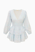 Rosamina Cotton Long Sleeve Mini Dress
