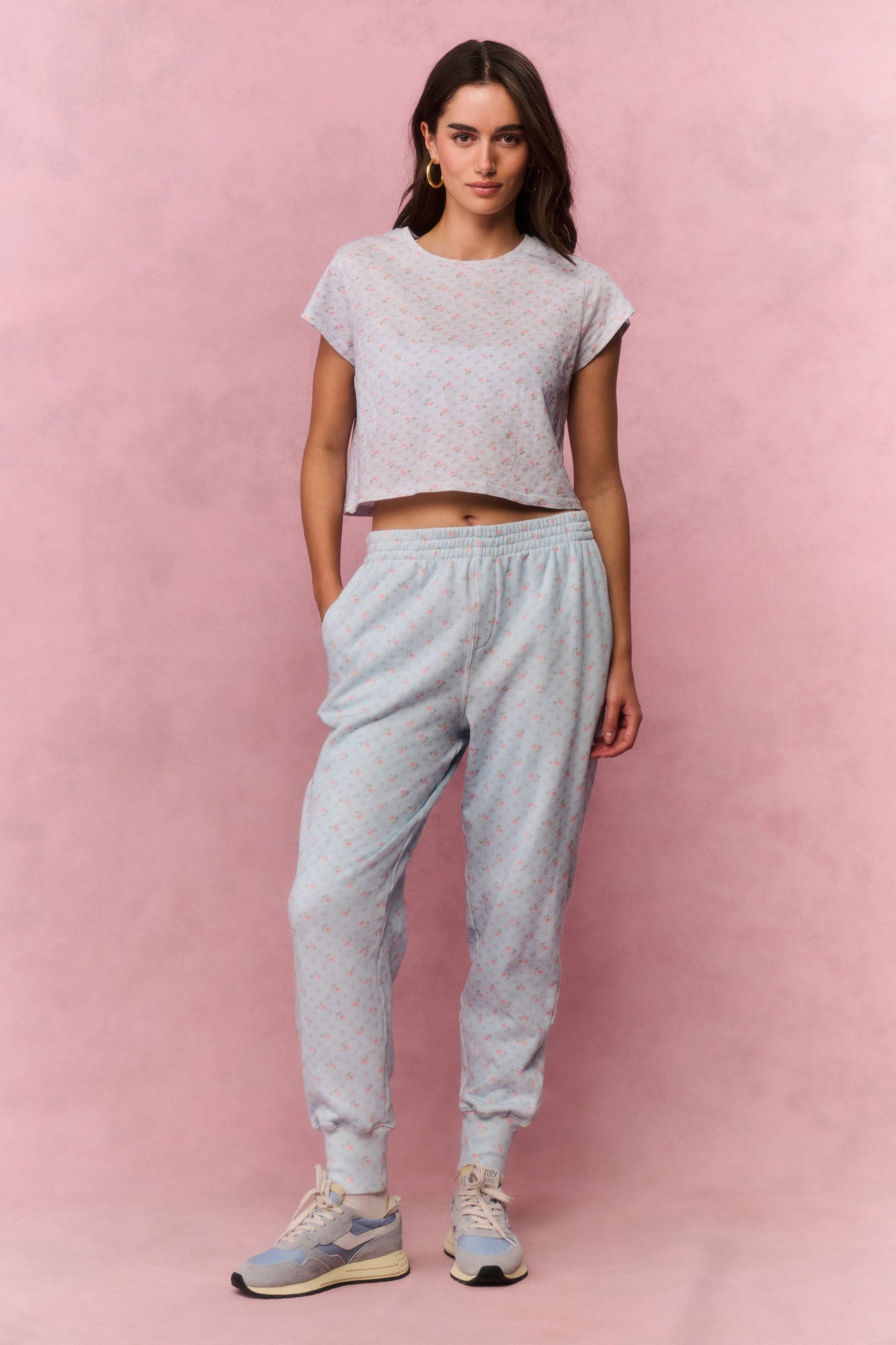 Lolana Cotton Oversized Sweatpants - CHAPPARAL BLUE
