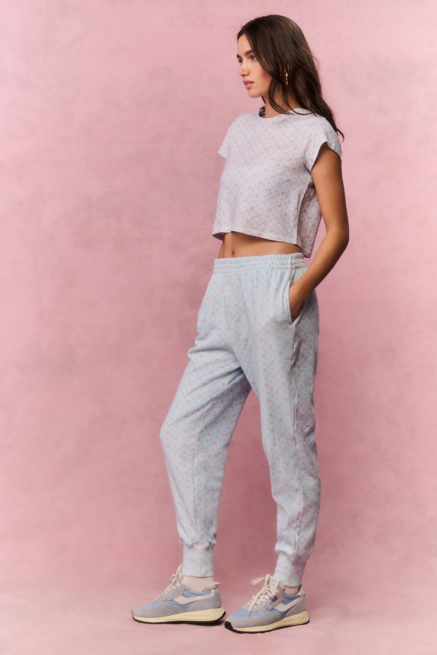 Lolana Cotton Oversized Sweatpants - CHAPPARAL BLUE
