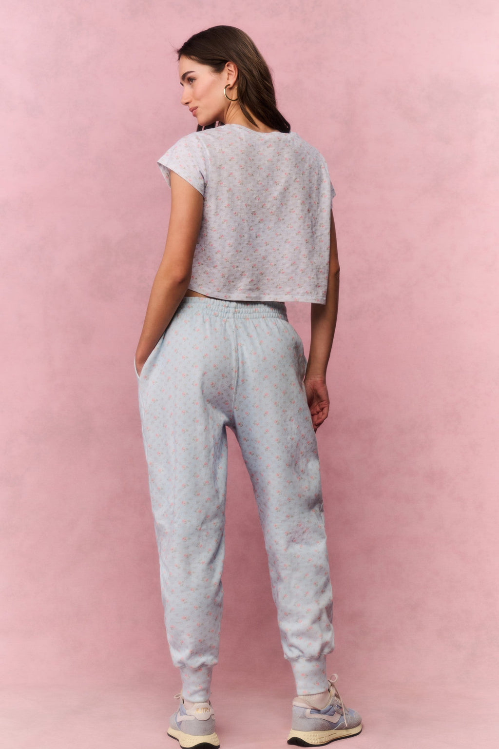 Lolana Cotton Oversized Sweatpants - CHAPPARAL BLUE