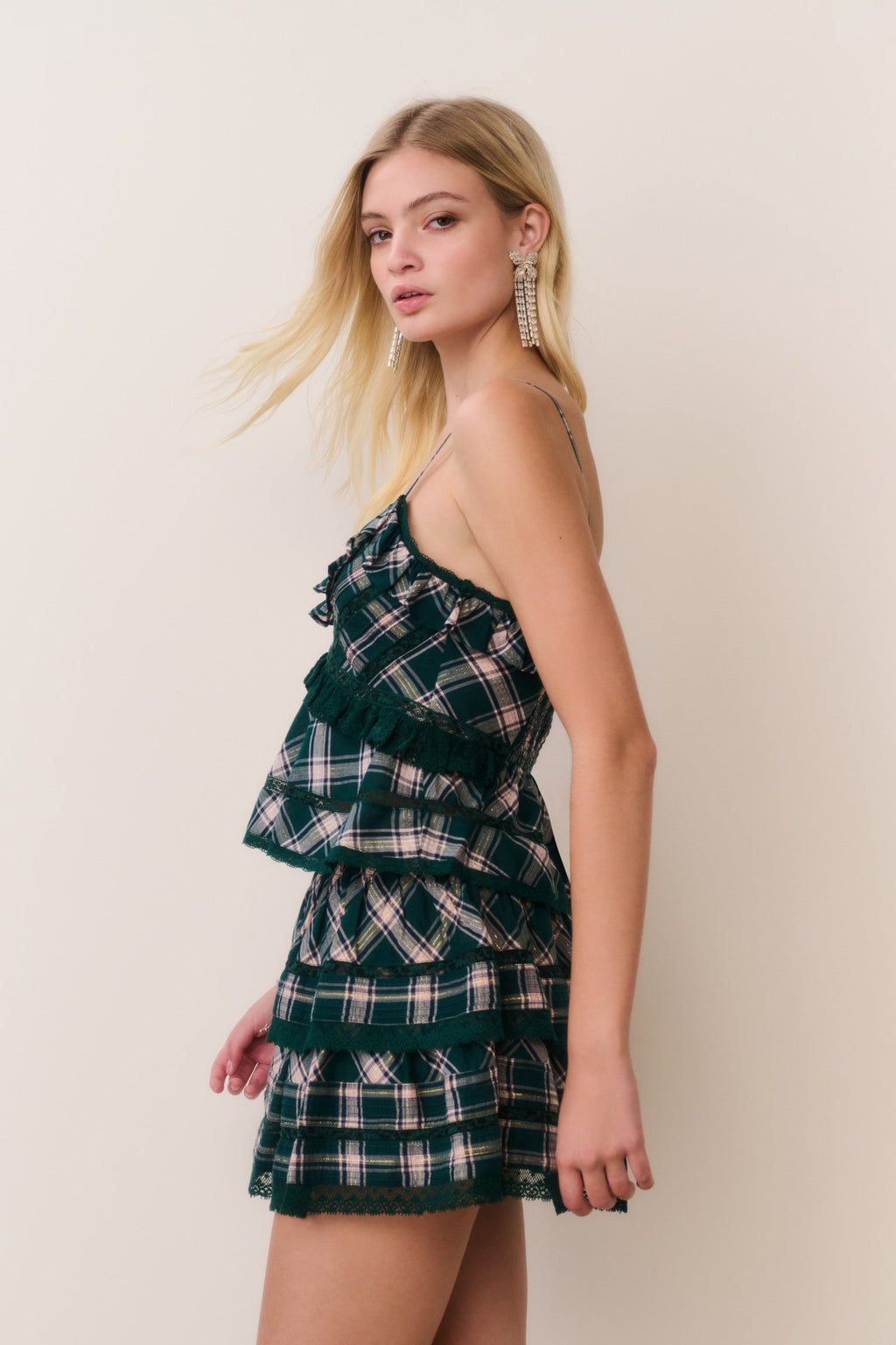 Sormina Tartan Cotton Top