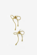 Marland Backus Gold Bow Earrings