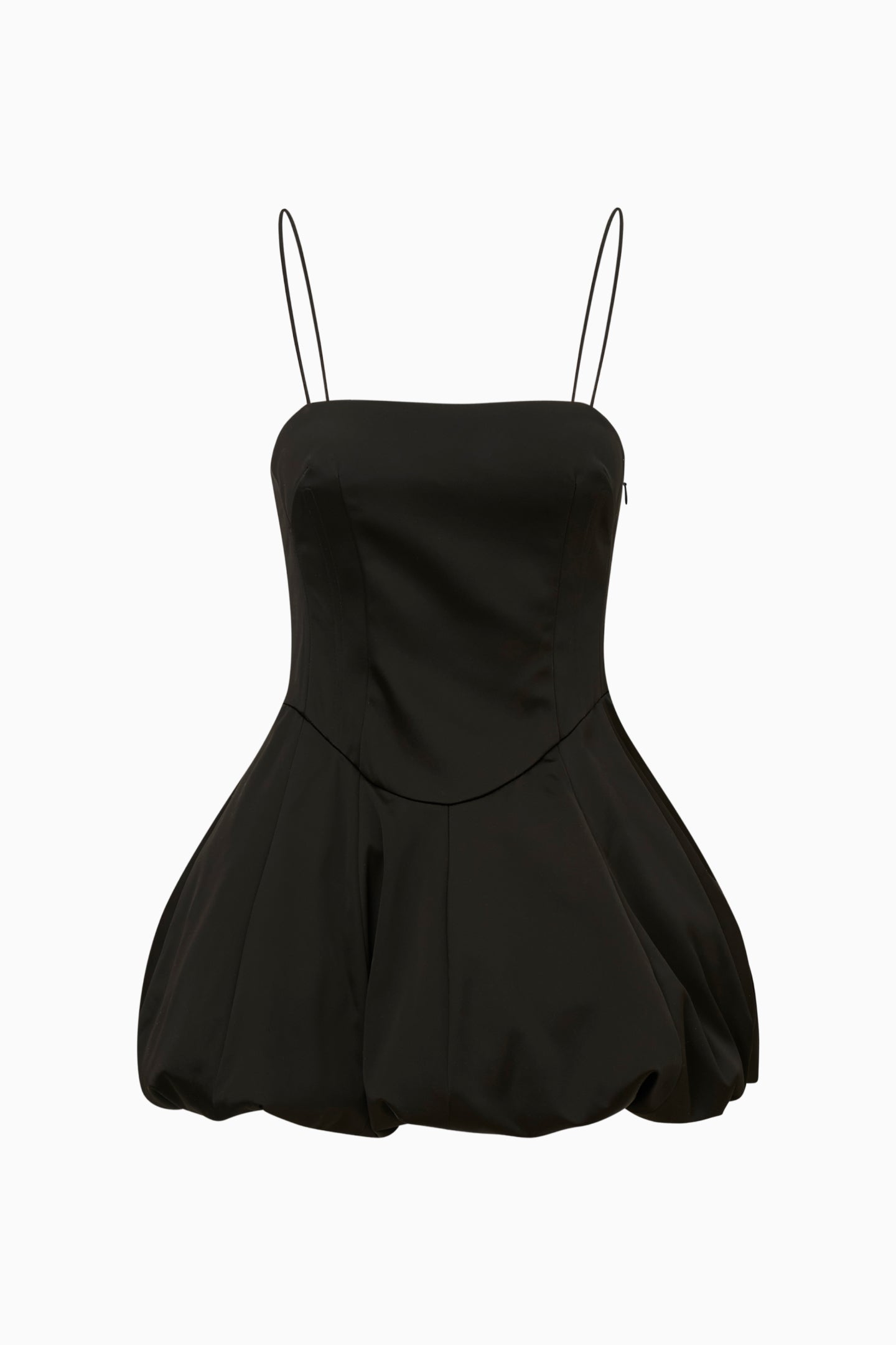 Salna Satin Mini Bubble Dress