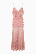 Sandy Lace Maxi Dress - DUSTY PINK