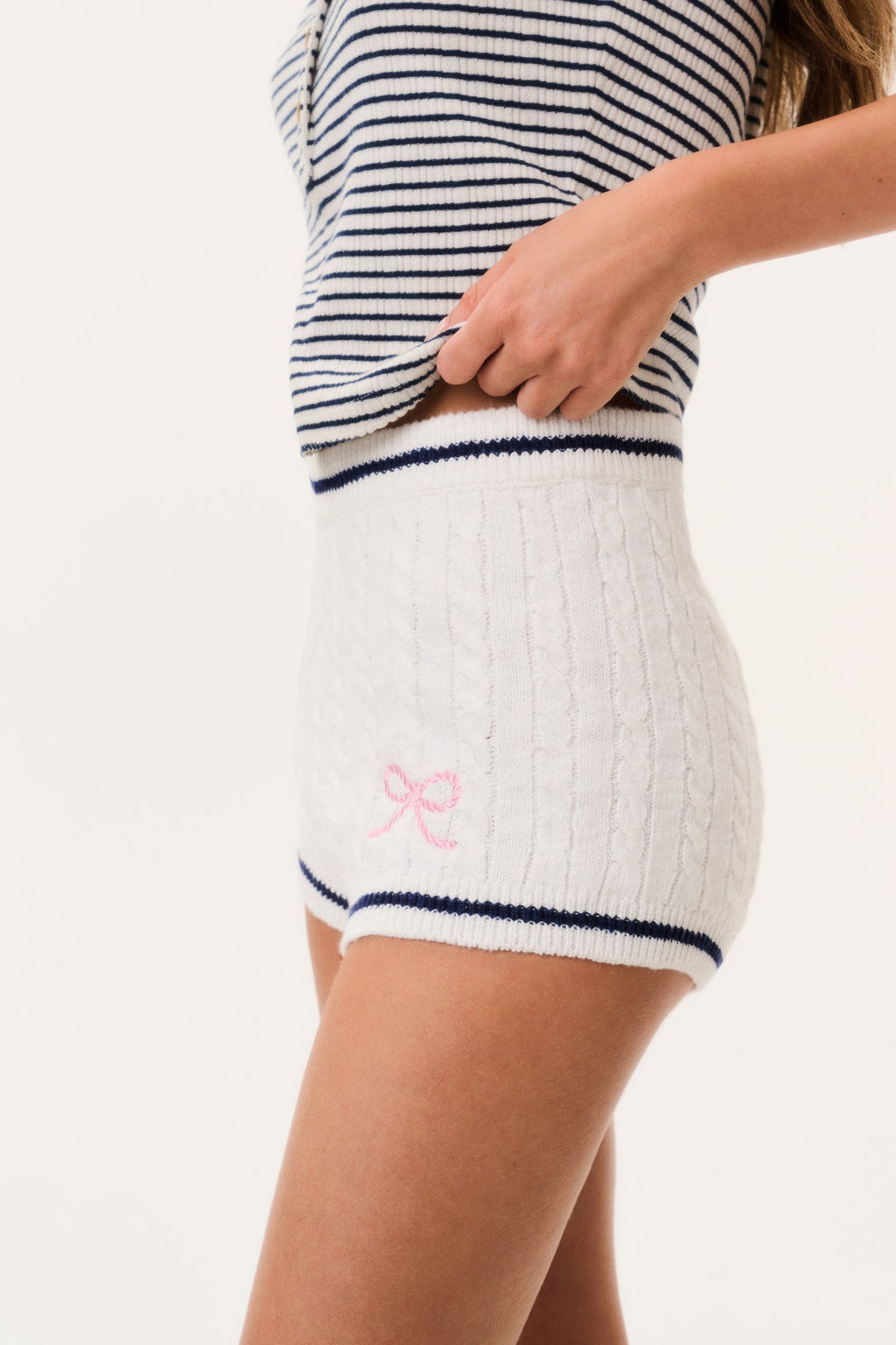 Coramay Knit Mini Shorts