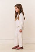 Little Girls Shalley Cable Knit Pants