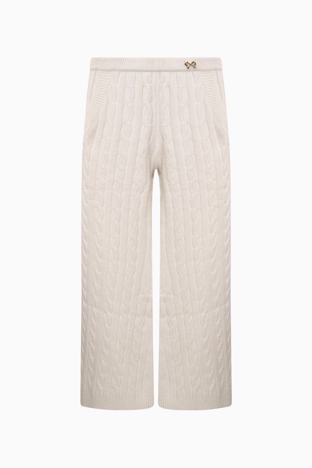 Little Girls Shalley Cable Knit Pants