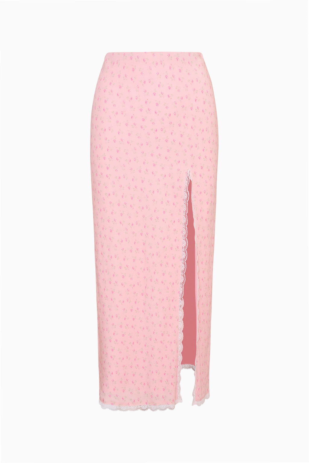 Silvia Floral Crepe Midi Skirt