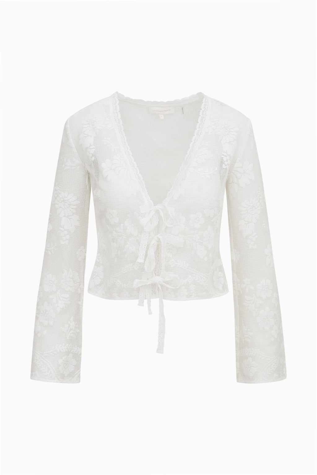 Stacellea Sheer Lace Top