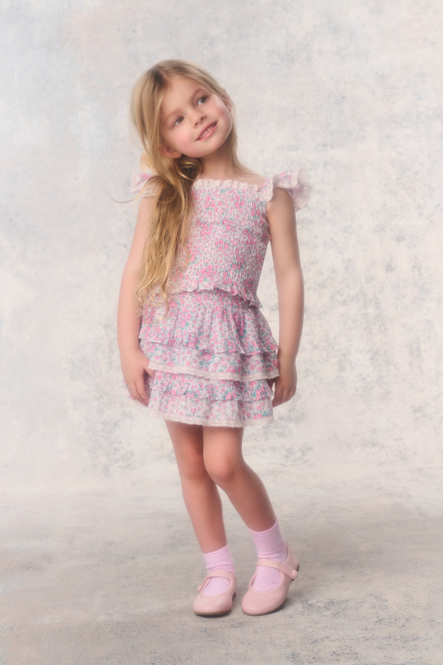 Little Girls Re-Edition Billie Floral Skirt