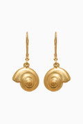 We Dream In Colour Round Shell Earrings