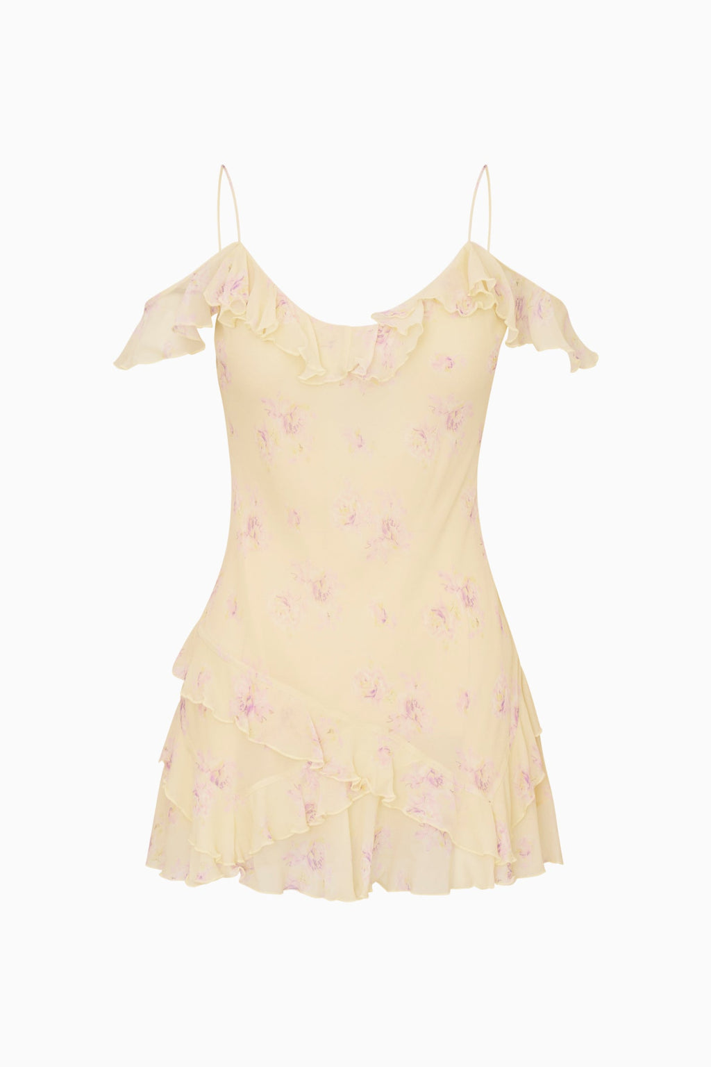 Timara Floral Chiffon Mini Dress