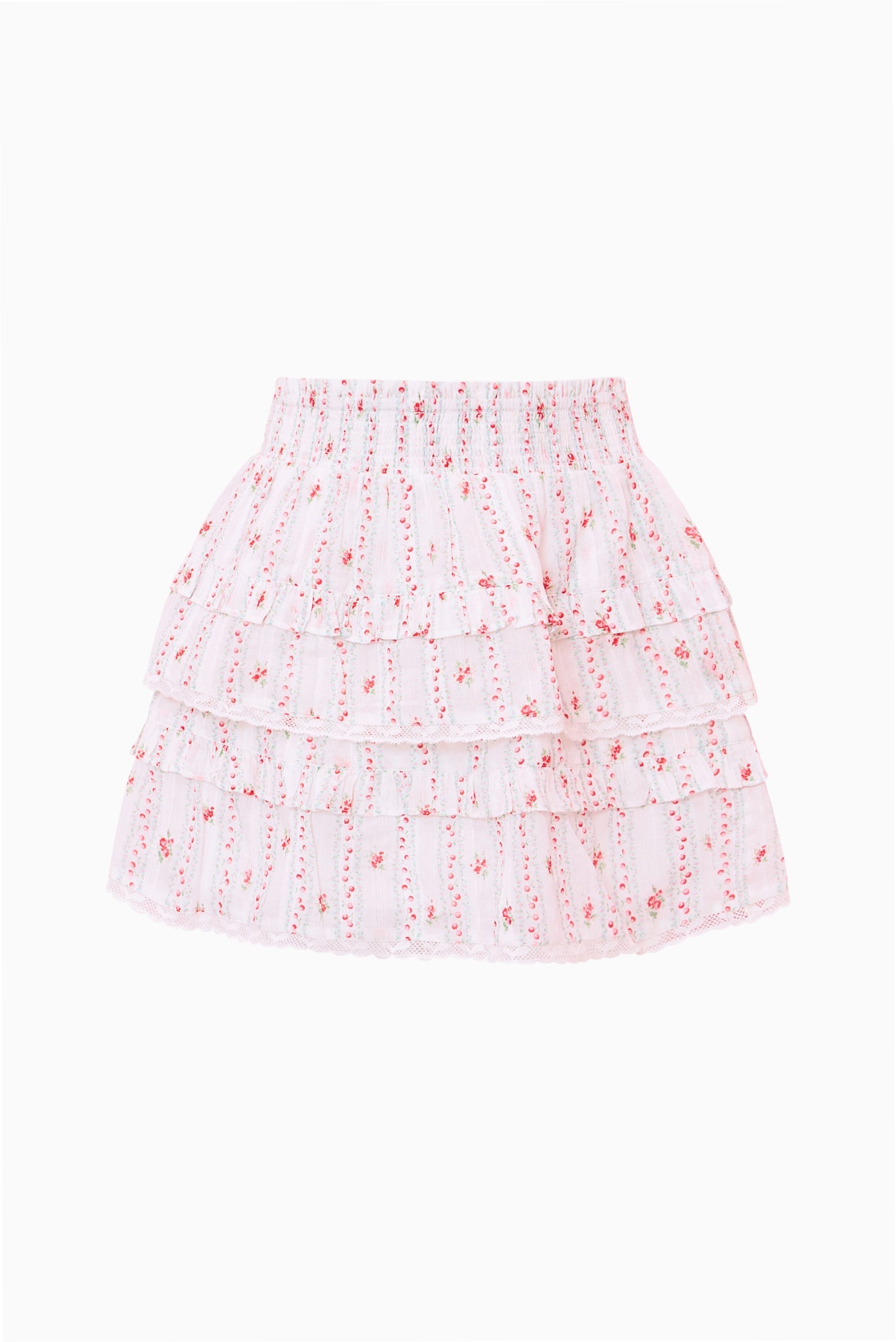 Tween Cherry Stripe Billie Skirt