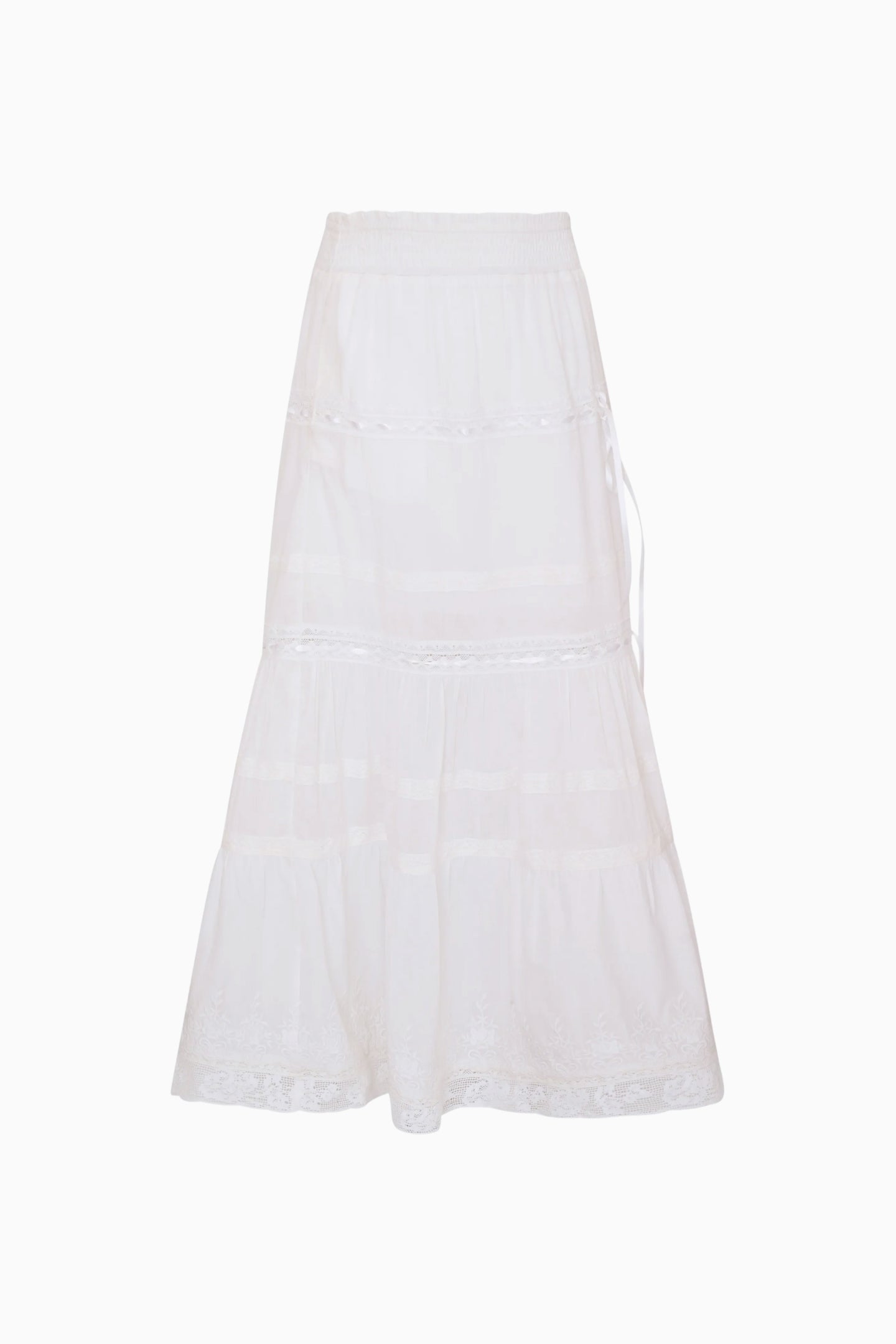 Tween Cotton Tiered Sampaio Maxi Skirt