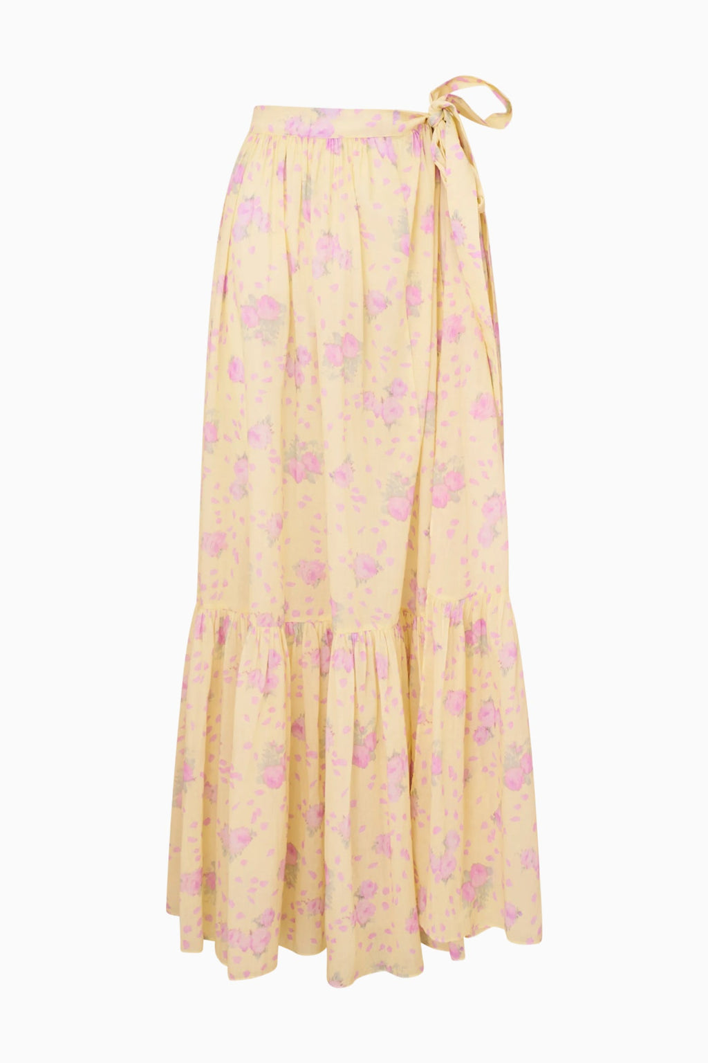 Umber Cotton Maxi Cover-Up Skirt