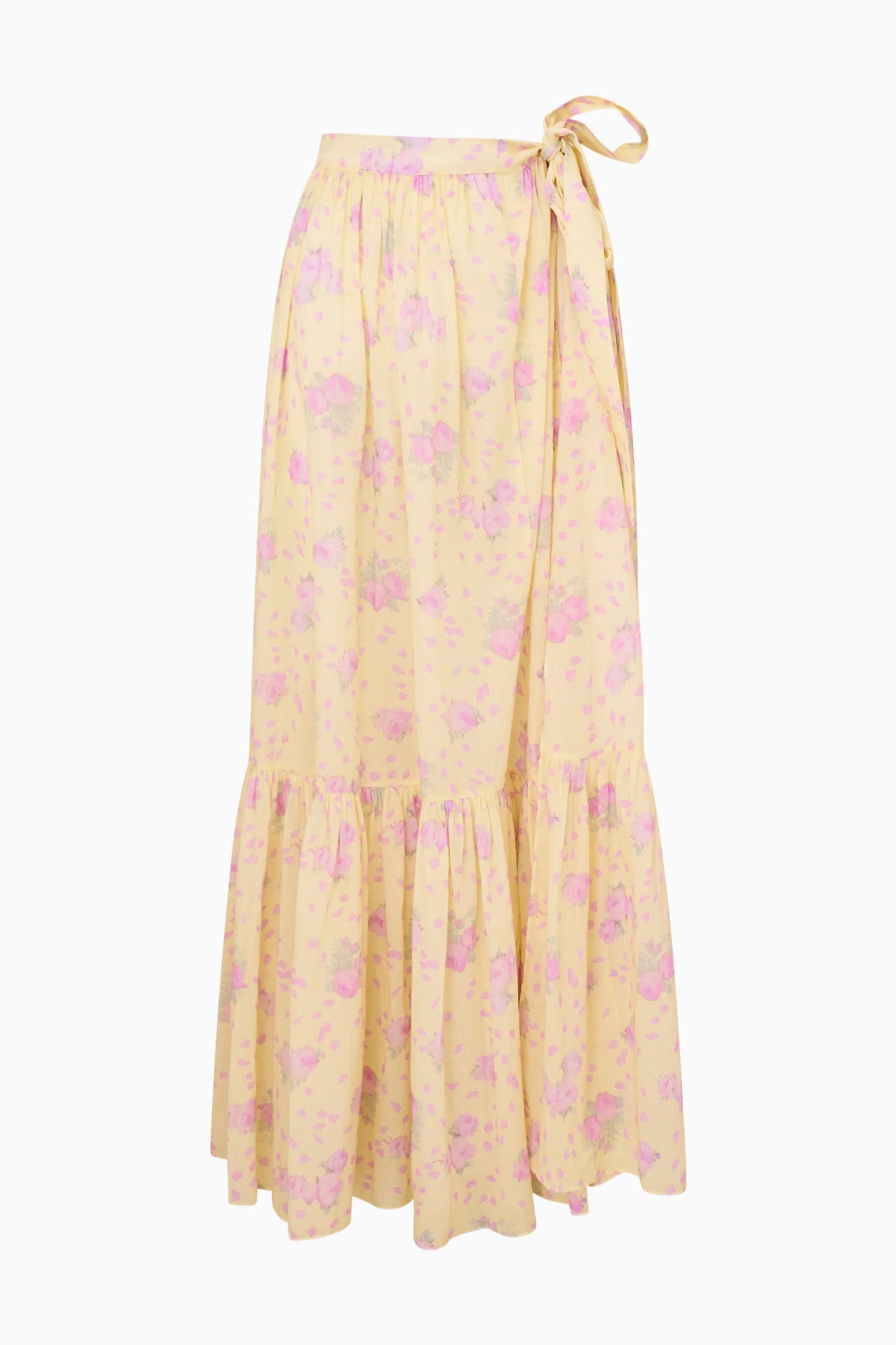 Umber Cotton Maxi Cover-Up Skirt
