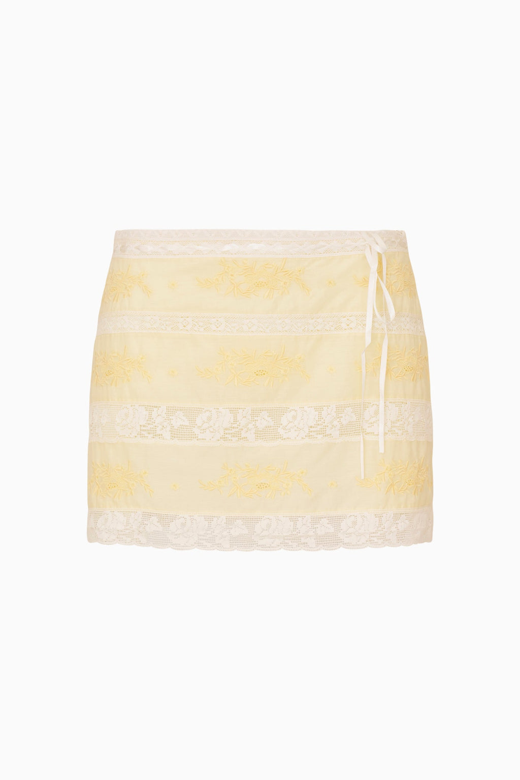 Valerian Cotton Victorian Mini Skirt
