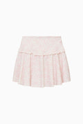Vanina Bow Print Mini Active Skort
