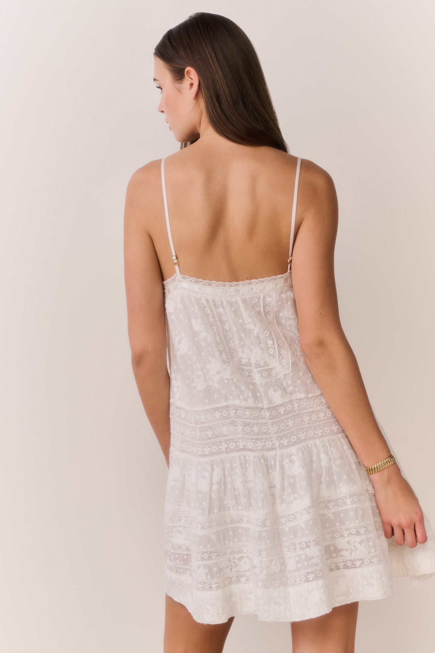 Vionett Cotton Victorian Mini Dress