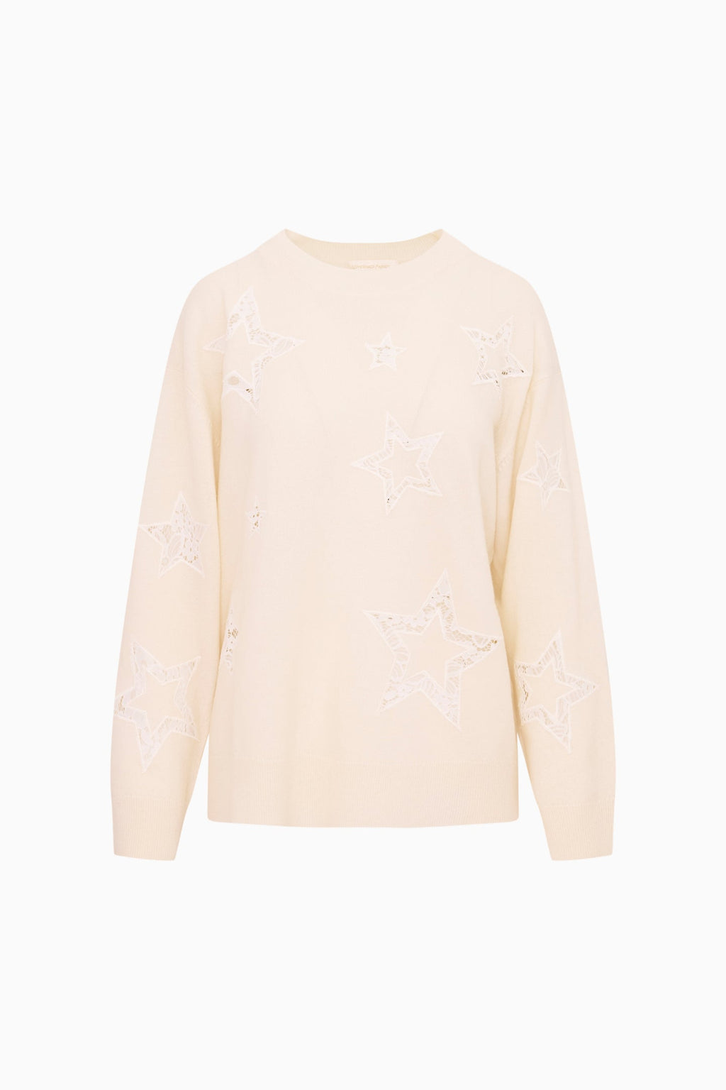 Westcott Wool-Cashmere Lace Star Pullover