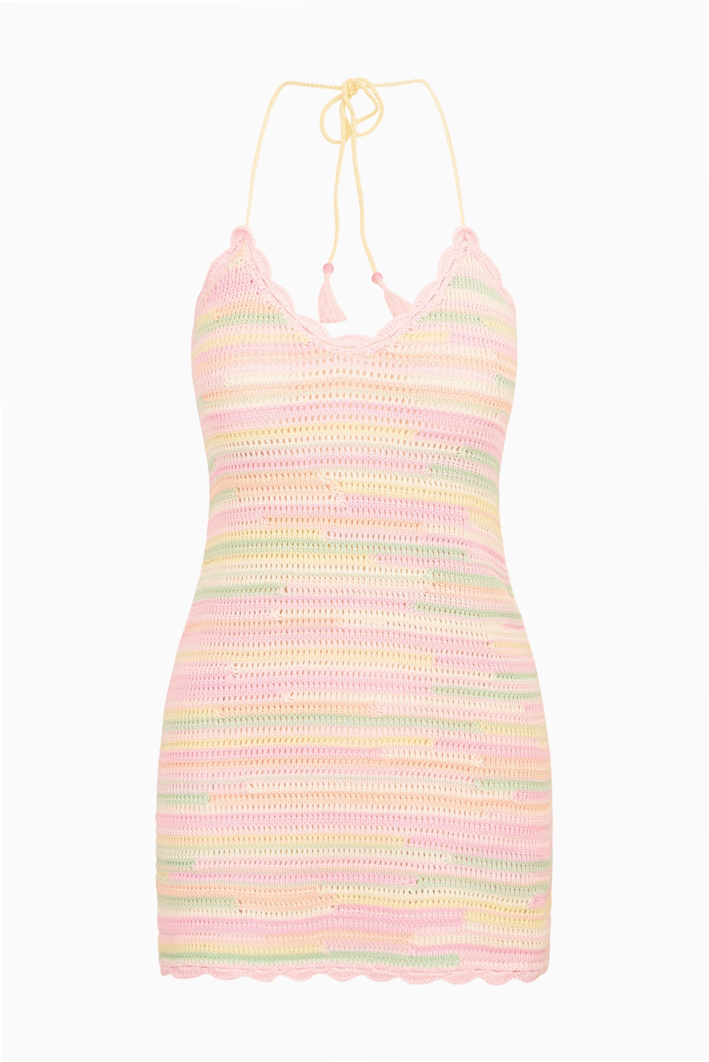 Zoa Cotton Crochet Mini Dress