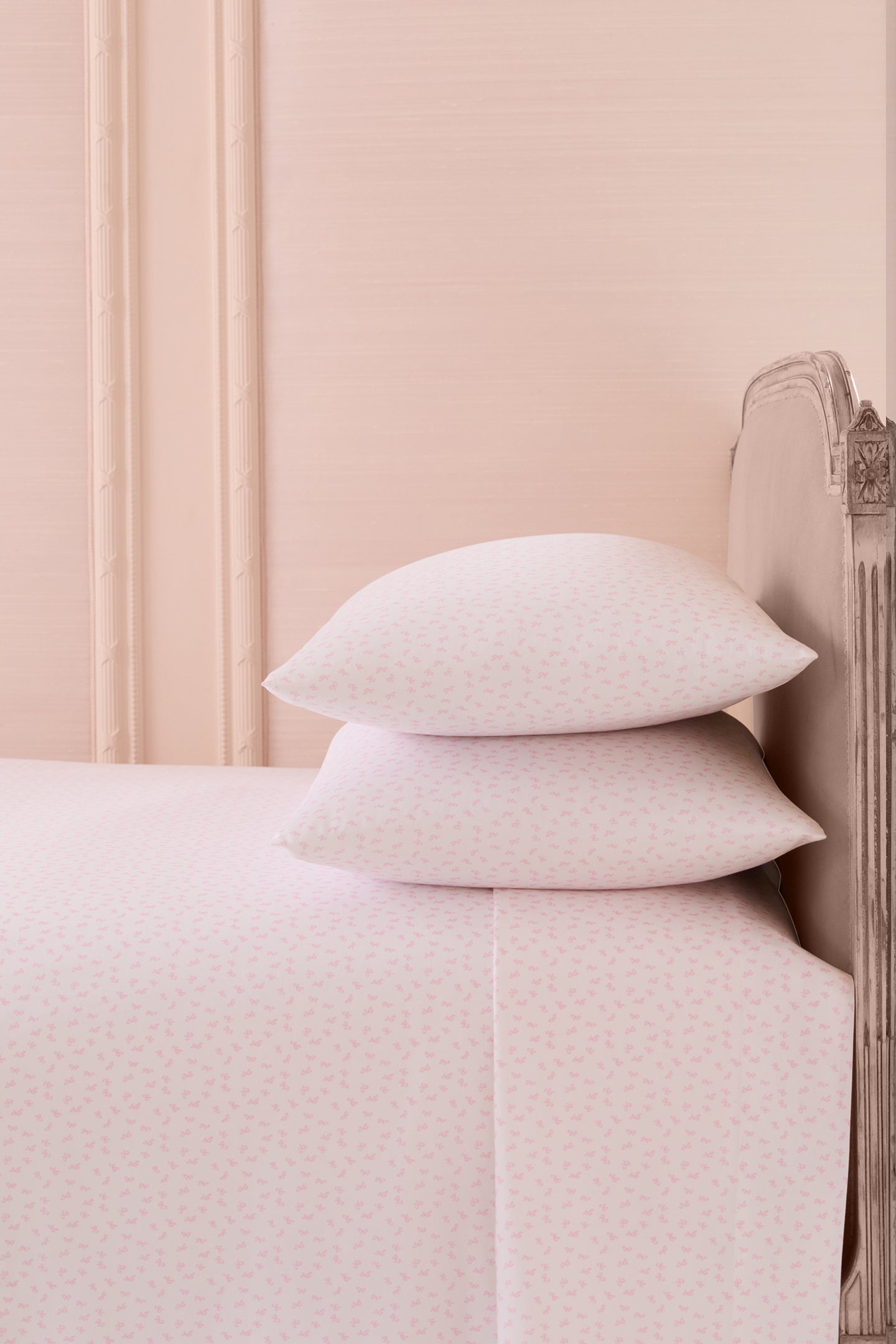 Printed Cotton Sheet Set - BUBBLE PINK