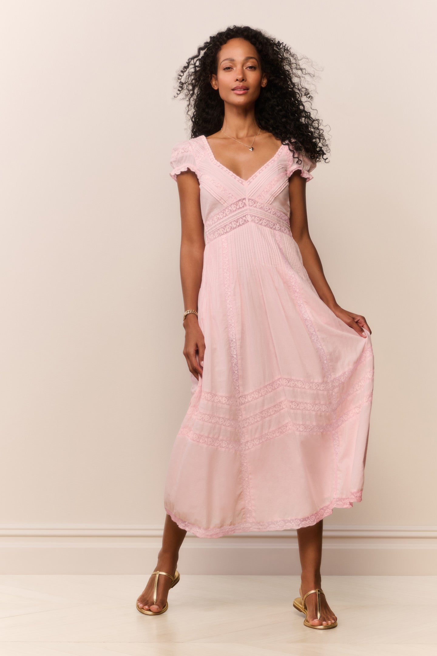 Suvi Heritage Midi Dress