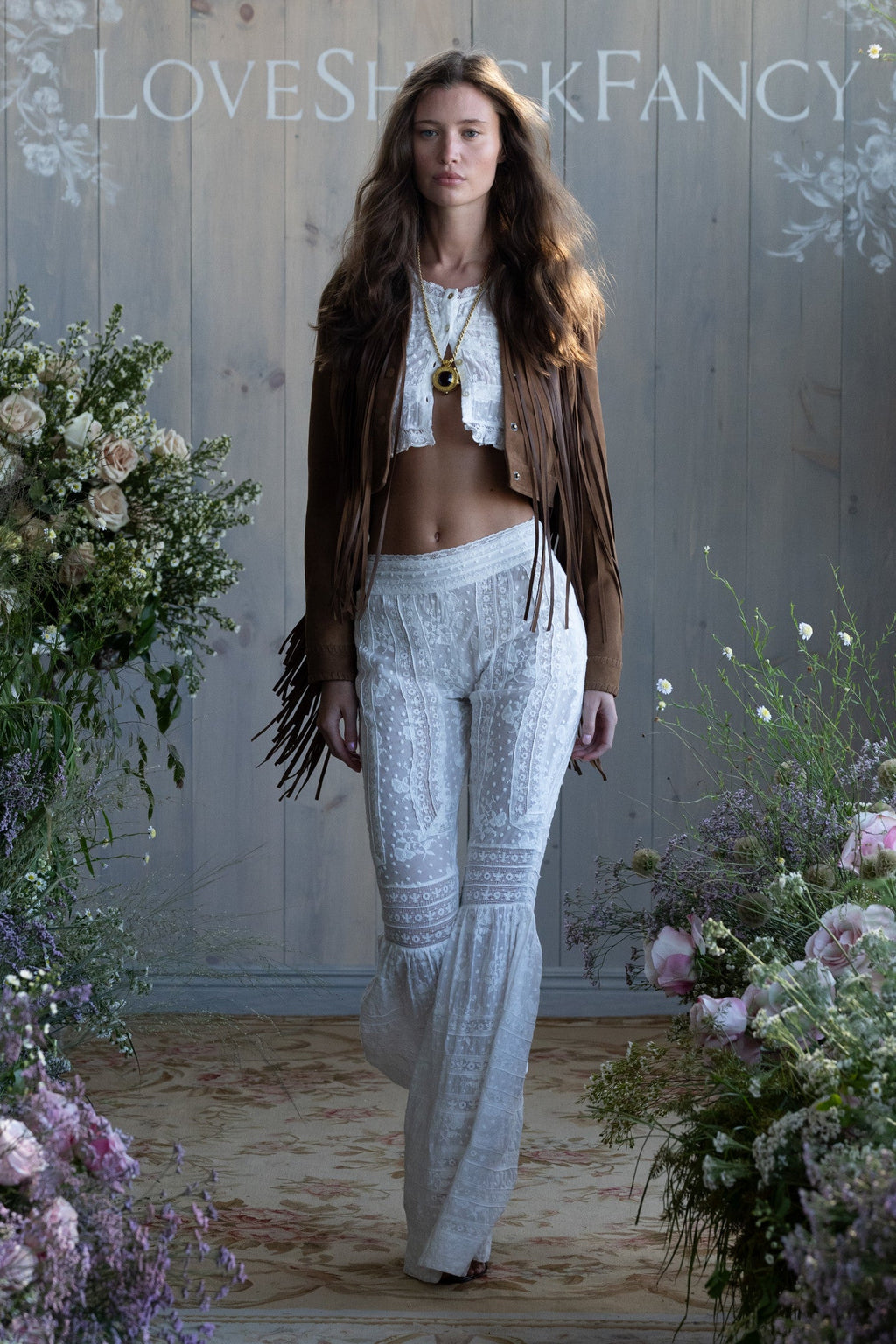 Maelis Suede Fringe Jacket