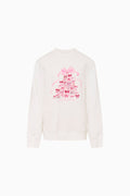 Little Girls Merrily Christmas Bow Fleece Pullover